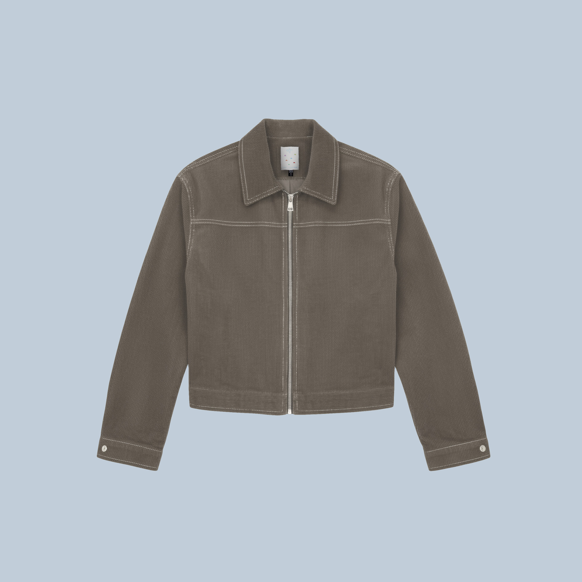 جکت یونیسکس مخمل کبریتی بژ