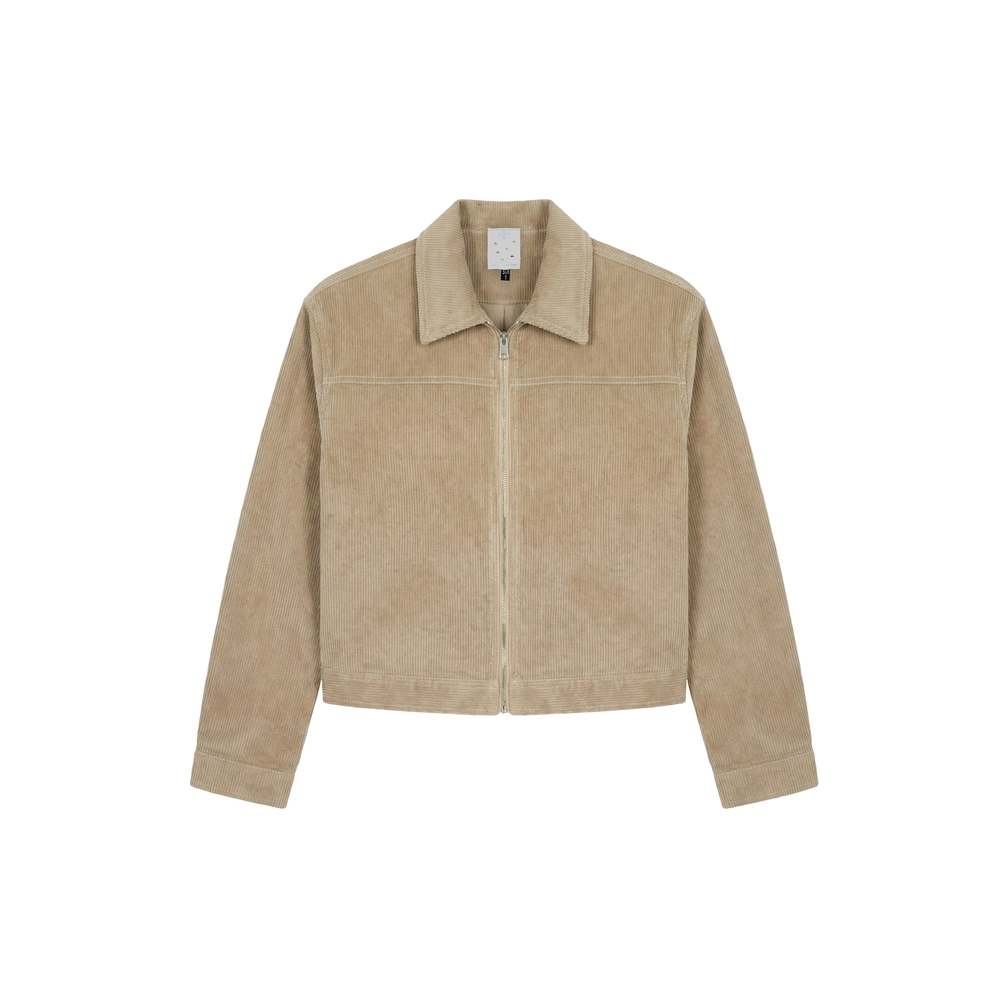 جکت یونیسکس مخمل کبریتی کرم